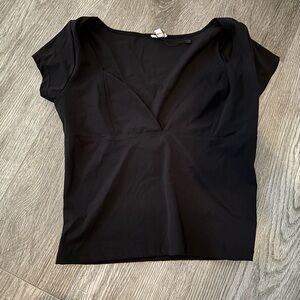 Black Garage Top Heart Neck